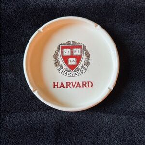 Vintage Harvard Ceramic Ashtray
